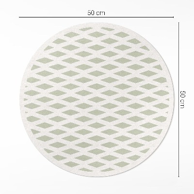 Runder vinyl teppich Minimalistisches geometrisches Muster
