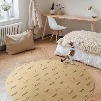 Runder pvc teppich Alte Retro-Oldtimer