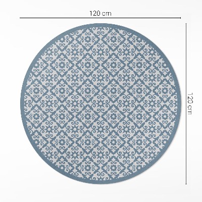 Runder teppich pvc Ornamentales Mosaik dekorative Fliesen
