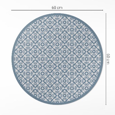 Runder teppich pvc Ornamentales Mosaik dekorative Fliesen