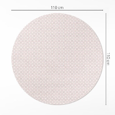 Runder teppich pvc Winziges Mosaik in Pastelltönen