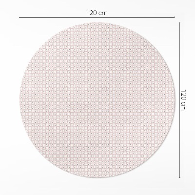 Runder teppich pvc Winziges Mosaik in Pastelltönen