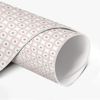 Runder teppich pvc Winziges Mosaik in Pastelltönen