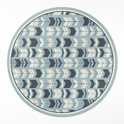 Runder teppich pvc Boho Pfeile indischen Muster