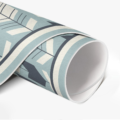 Runder teppich pvc Boho Pfeile indischen Muster