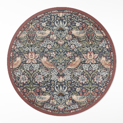 Runder teppich auf pvc Der Erdbeerdieb von William Morris