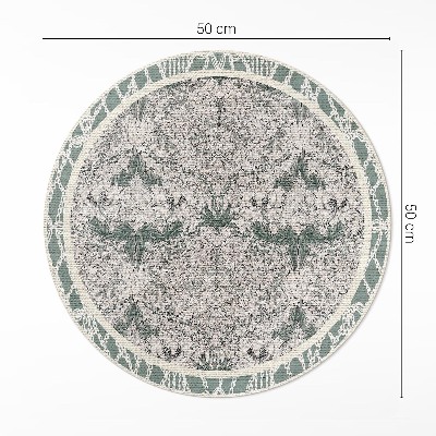 Runder teppich pvc Geißblattblüte von William Morris