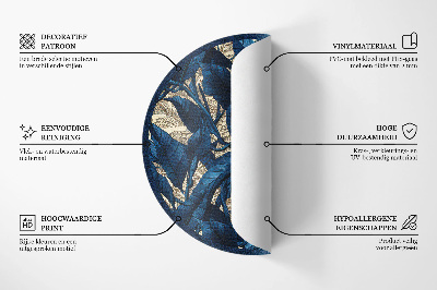 Runder teppich auf pvc Universum Astrologie Sternbilder Monde