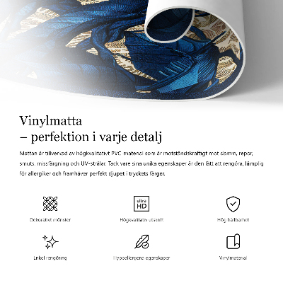 Runder teppich auf pvc Universum Astrologie Sternbilder Monde