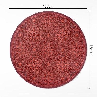 Runder teppich pvc Dekoratives Muster im persischen Vintage-Stil