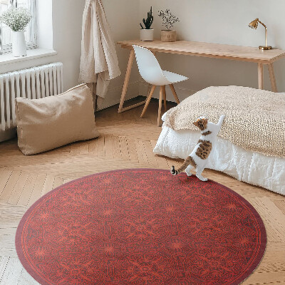 Runder teppich pvc Dekoratives Muster im persischen Vintage-Stil