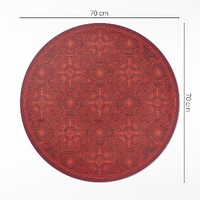 Runder teppich pvc Dekoratives Muster im persischen Vintage-Stil