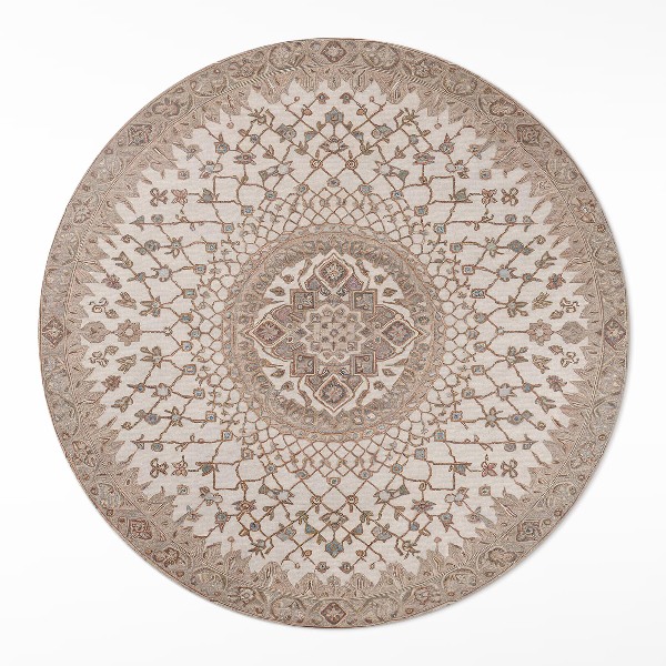 Runder pvc teppich Ornament im alten Stil Mandala vintage