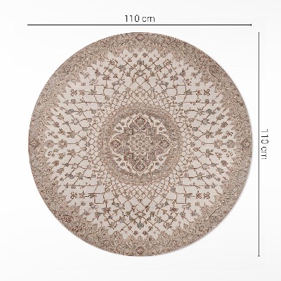 Runder pvc teppich Ornament im alten Stil Mandala vintage