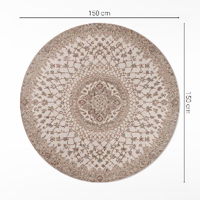 Runder pvc teppich Ornament im alten Stil Mandala vintage