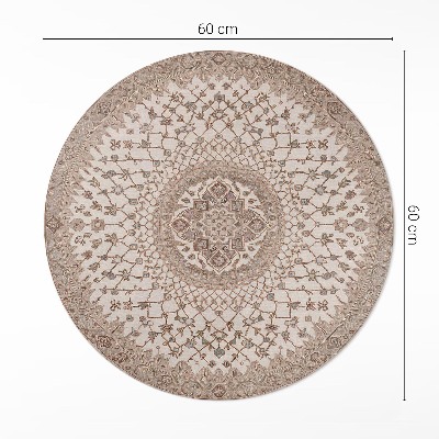 Runder pvc teppich Ornament im alten Stil Mandala vintage