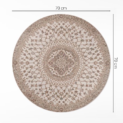 Runder pvc teppich Ornament im alten Stil Mandala vintage