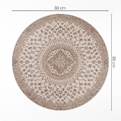 Runder pvc teppich Ornament im alten Stil Mandala vintage