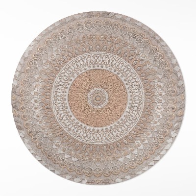 Runder teppich pvc Gestricktes Mandala
