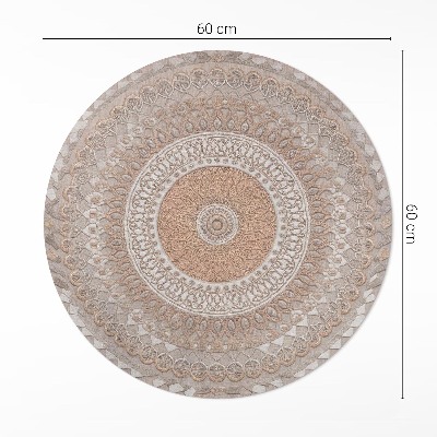 Runder teppich pvc Gestricktes Mandala
