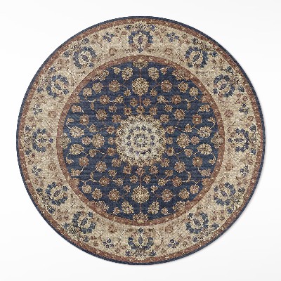 Runder teppich pvc Orientalische Geometrie