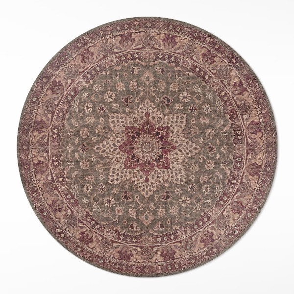 Runder teppich pvc Harmonie der Farben im persischen Stil