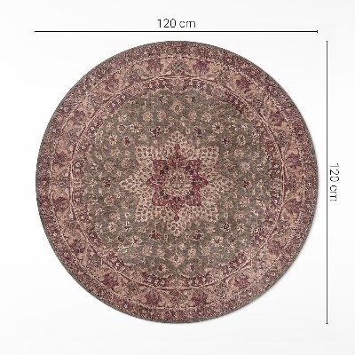 Runder teppich pvc Harmonie der Farben im persischen Stil
