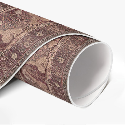 Runder teppich pvc Harmonie der Farben im persischen Stil