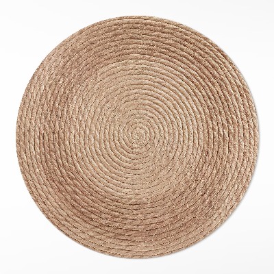 Runder teppich pvc Spaghetti-Linien im minimalistischen Stil