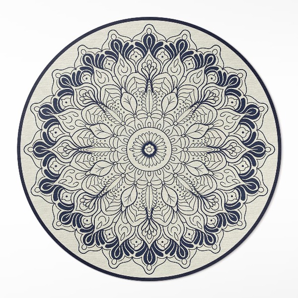 Runder teppich pvc Harmonische Mandalas