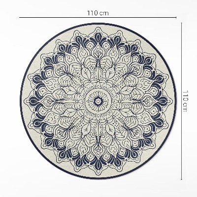 Runder teppich pvc Harmonische Mandalas