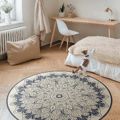 Runder teppich pvc Harmonische Mandalas