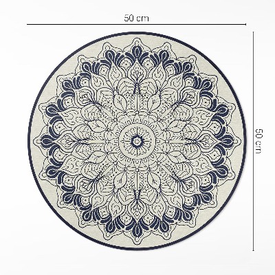 Runder teppich pvc Harmonische Mandalas
