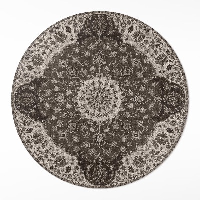 Runder teppich auf pvc Die Zartheit der persischen Ornamente