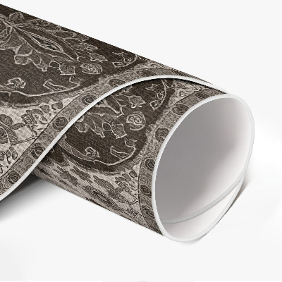 Runder teppich auf pvc Die Zartheit der persischen Ornamente