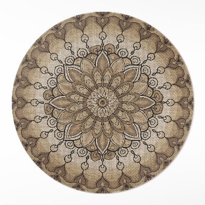 Runder teppich pvc Symmetrische Mandala-Muster