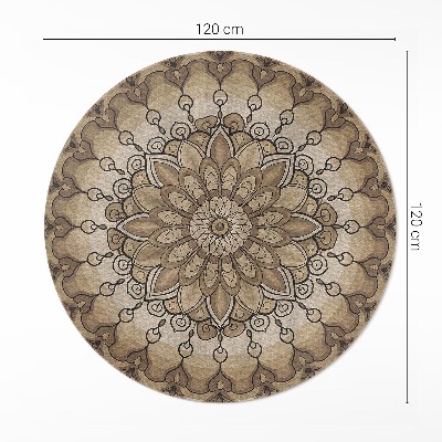 Runder teppich pvc Symmetrische Mandala-Muster