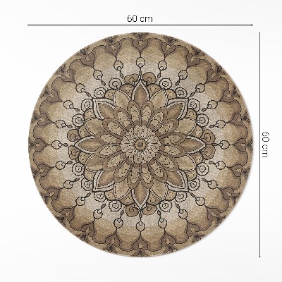 Runder teppich pvc Symmetrische Mandala-Muster