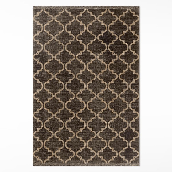 Pvc teppich Orientalisches Arabeskenmuster Stoffimitat