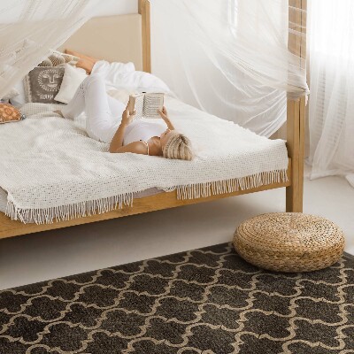 Pvc teppich Orientalisches Arabeskenmuster Stoffimitat