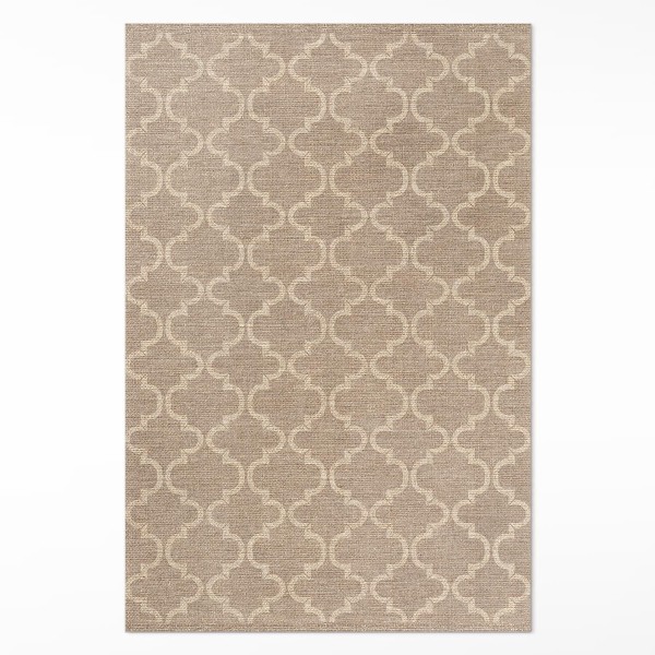 Teppich auf pvc Marokkanisches Muster elegantes Stoffimitat