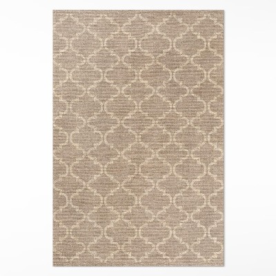 Teppich auf pvc Marokkanisches Muster elegantes Stoffimitat