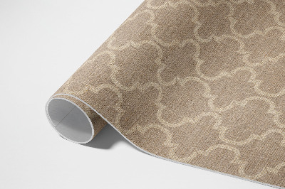 Teppich auf pvc Marokkanisches Muster elegantes Stoffimitat
