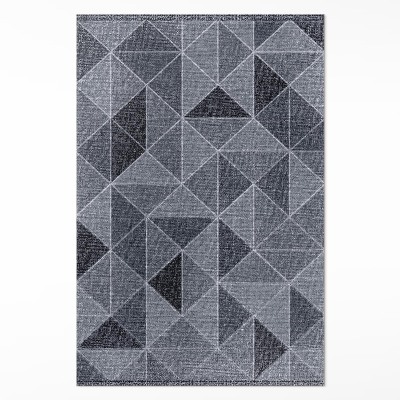 Teppich auf pvc Geometrische Abstraktion Nachahmungstextil