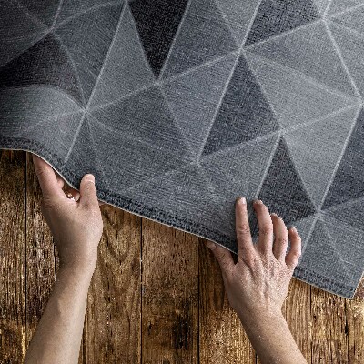 Teppich auf pvc Geometrische Abstraktion Nachahmungstextil