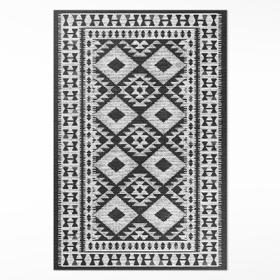 Vinyl teppich Retro Vintage-Muster Textilimitat