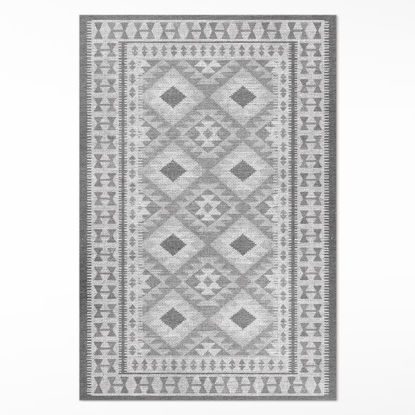 Pvc teppich Klassisches dekoratives Muster Textilimitat