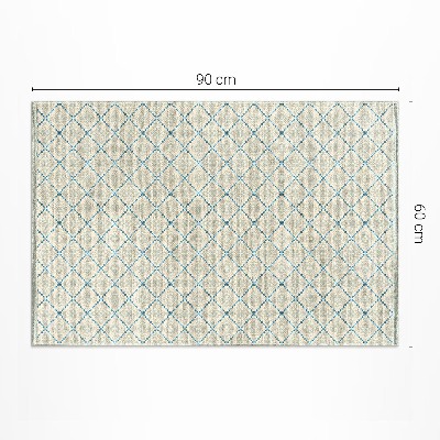 Vinyl teppich läufer Geometrische Linien Nachahmung Textil
