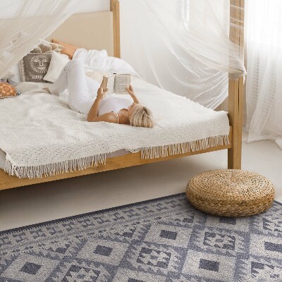 Teppich pvc Retro Vintage Design Nachahmung Stoff