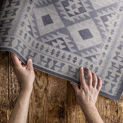 Teppich pvc Retro Vintage Design Nachahmung Stoff